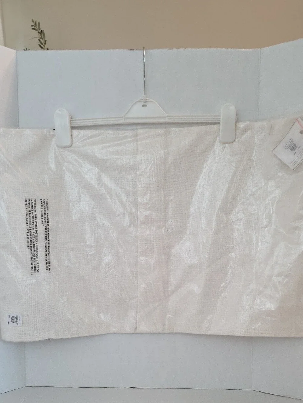 Pottery Barn NWT White Sliver Gray 'Winter Wonderland' Holiday Pillow Cover